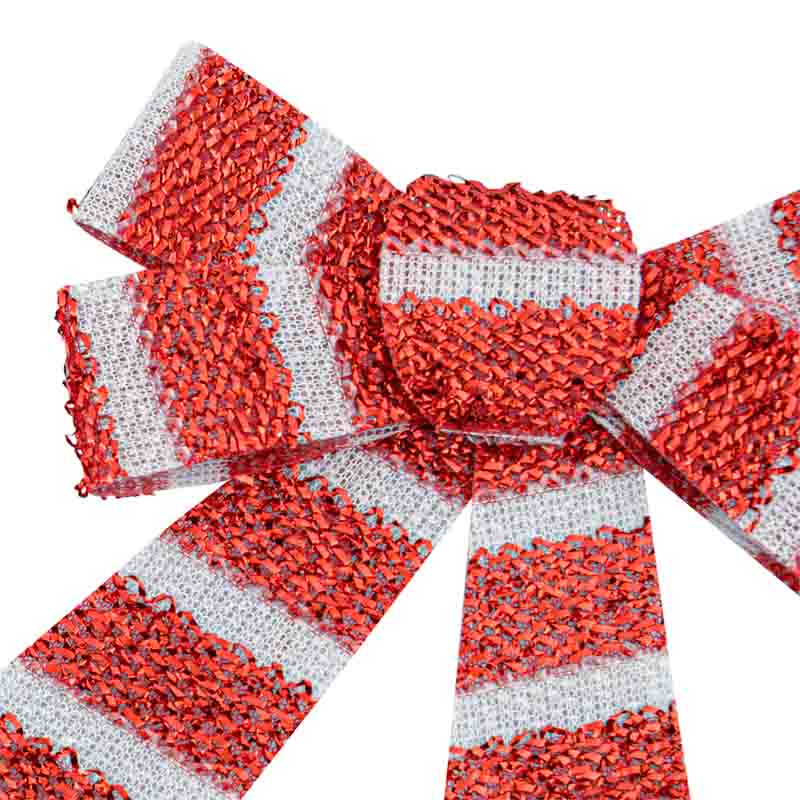 Lot de 2 noeuds  rouge et blanc 
