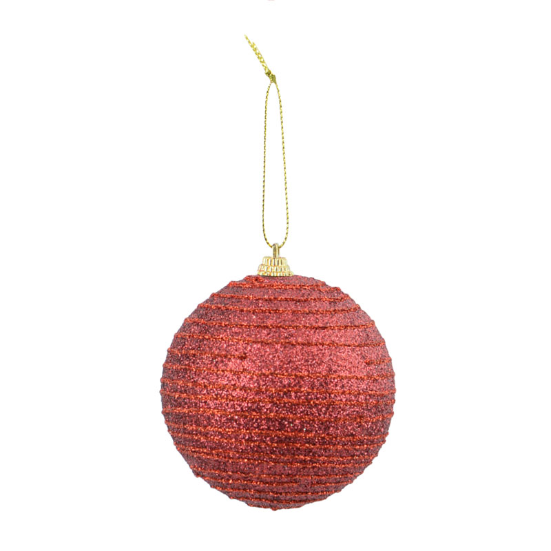 Boule de Noël  rouge