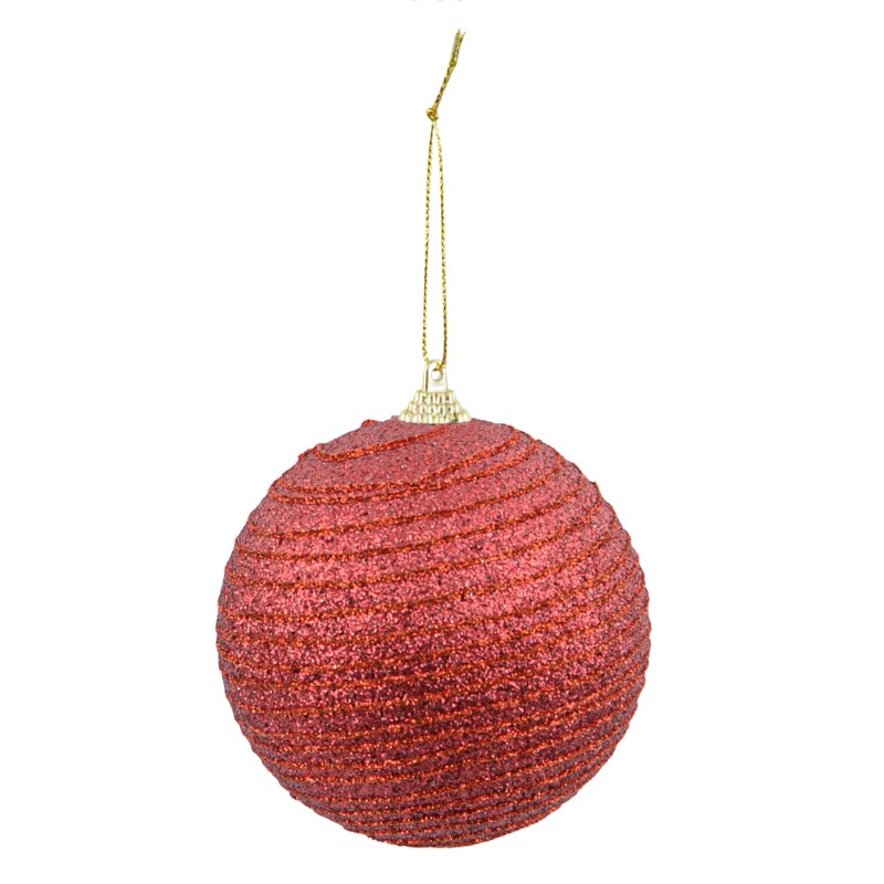 Boule de Noël  rouge