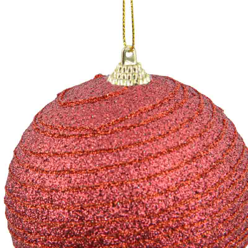 Boule de Noël  rouge
