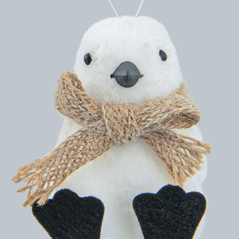 Pingouin à suspendre  blanc