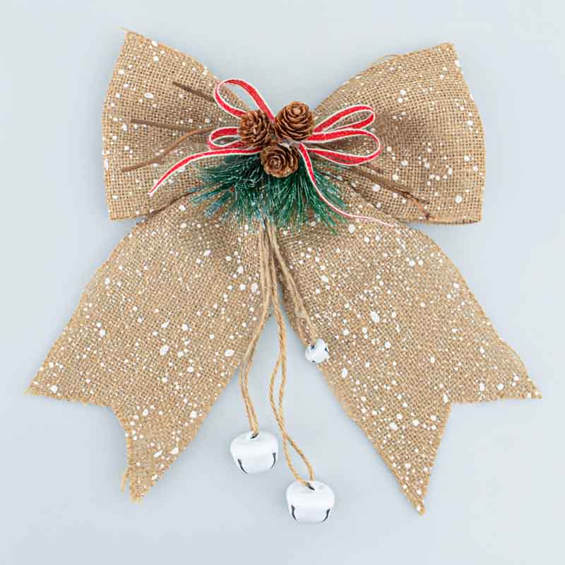 Noeud jute avec grelots 
