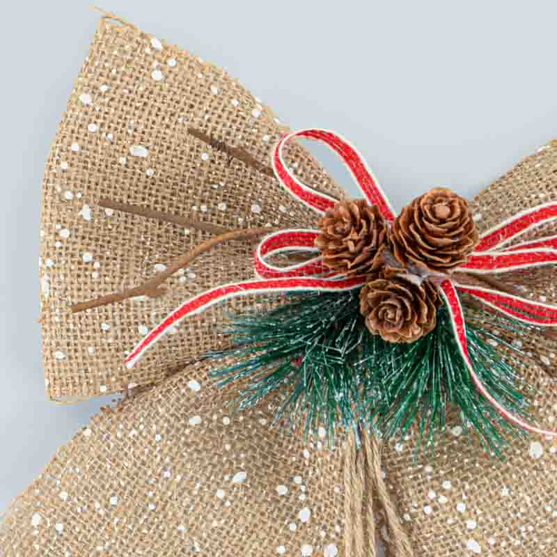 Noeud jute avec grelots 