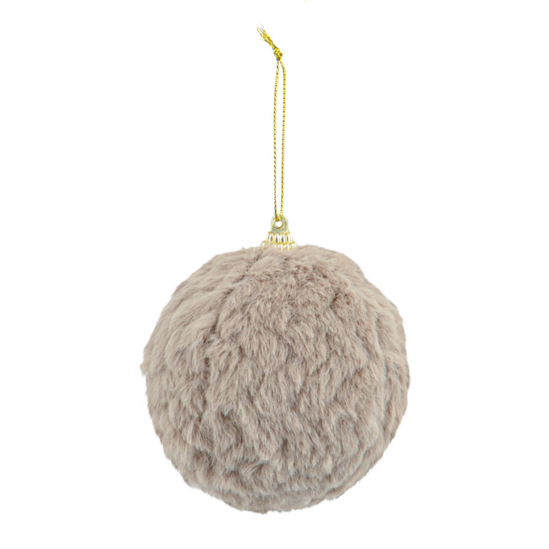 Boule à suspendre imitation fourrure