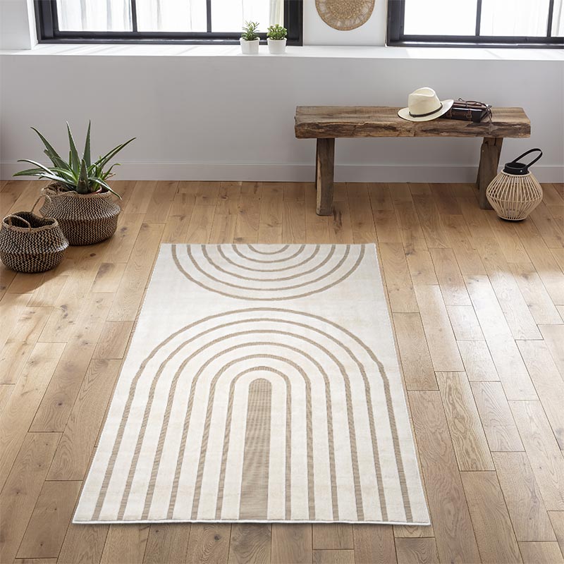 Tapis 'Infinity' beige 