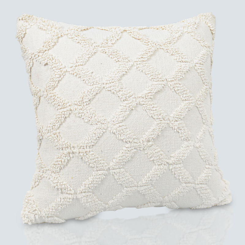 Coussin 'Natra' coton tufté 