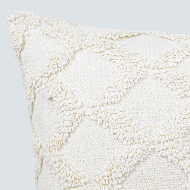 Coussin 'Natra' coton tufté 
