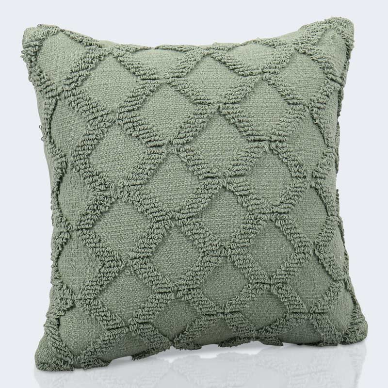 Coussin 'Natra' coton tufté 