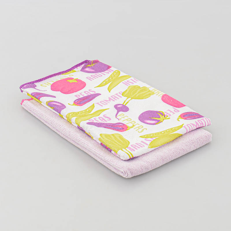 2 serpillières en microfibre