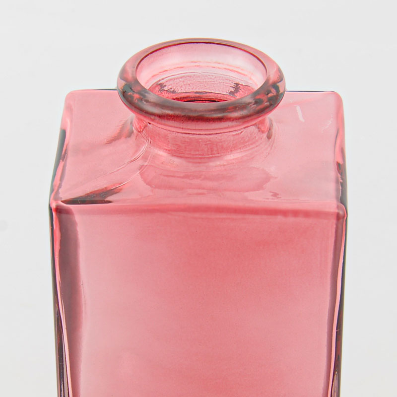Vase soliflore flacon rose 