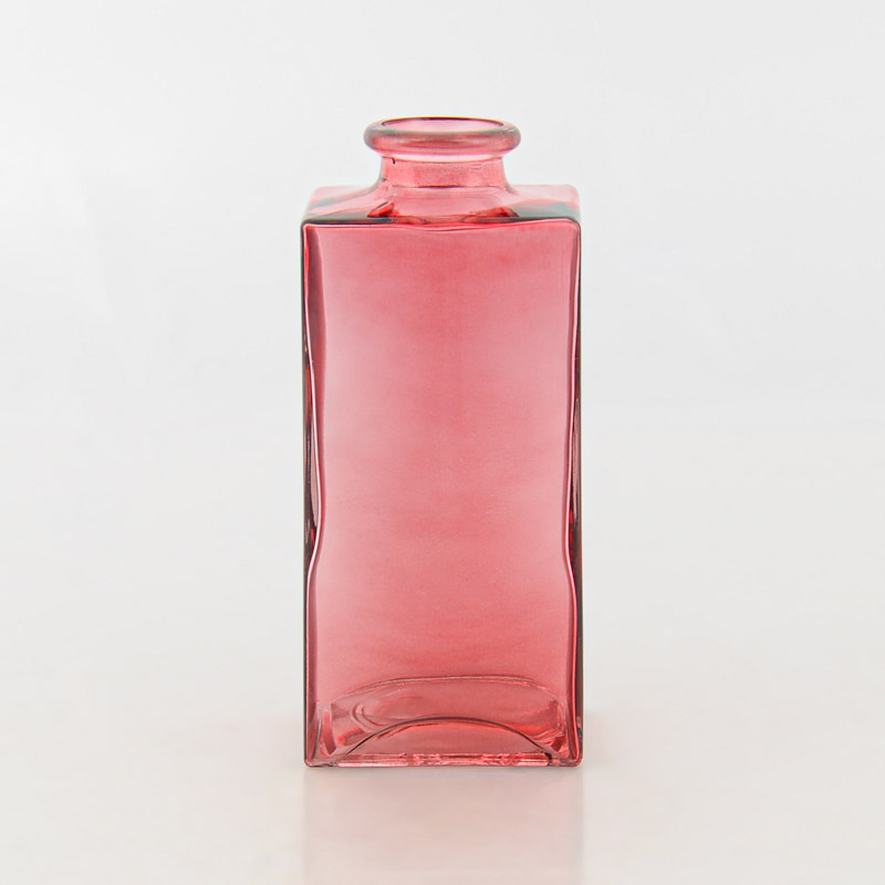 Vase soliflore flacon rose 