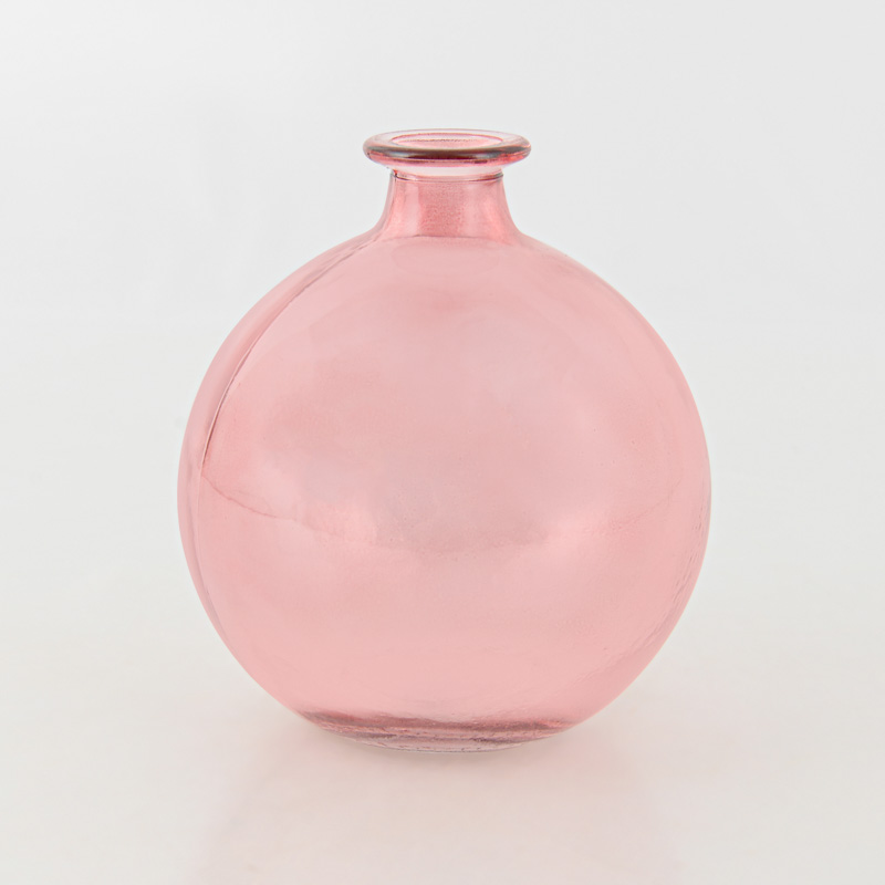Vase soliflore boule rose 