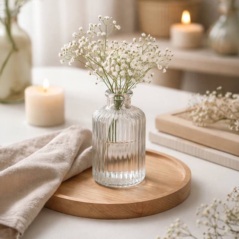 Vase 'Linea' transparent 