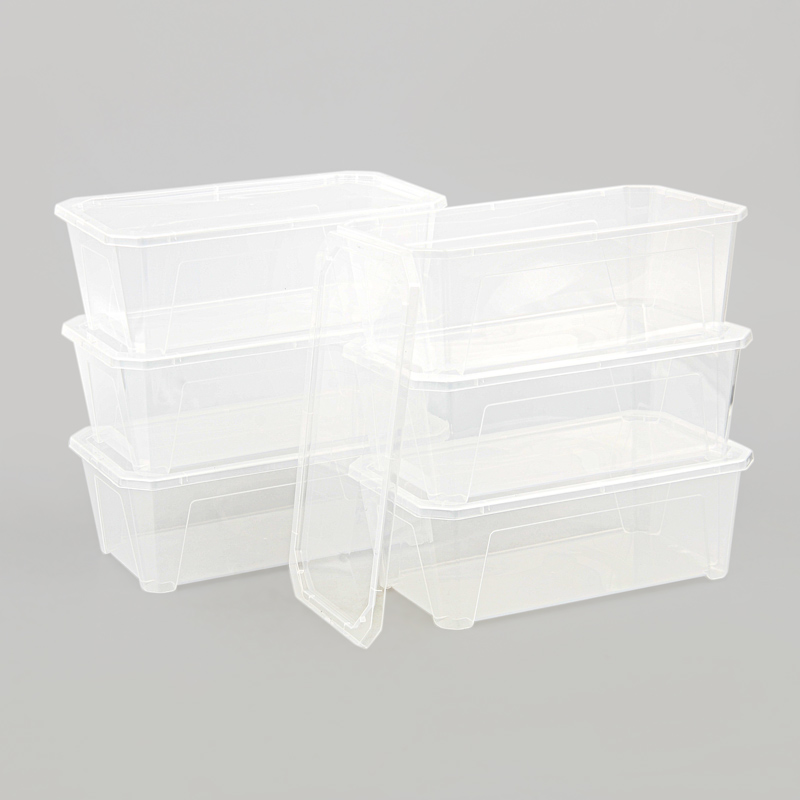 6 boîtes de rangement transparentes 'Fly Box'
