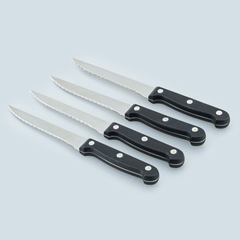 Set COLOR de 4 couteaux à steak Gris