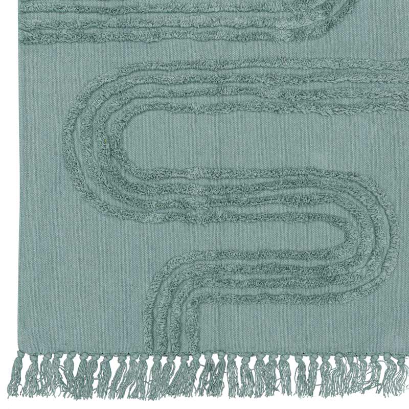 Tapis tufté 'Elea' vert sauge