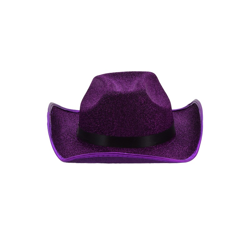 Chapeau cowboy mauve