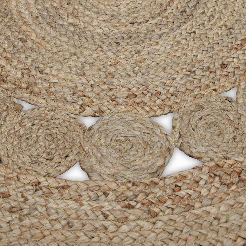 Tapis rond en jute 'Java'