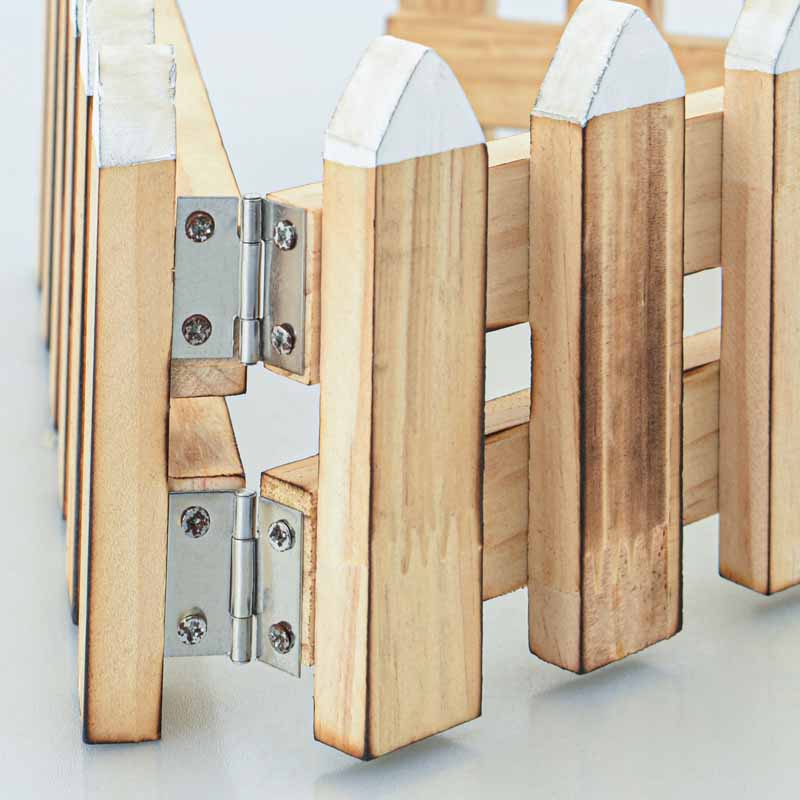 Barrière décorative en bois