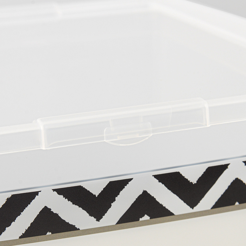 Boite de rangement 'X-Box' transparente 