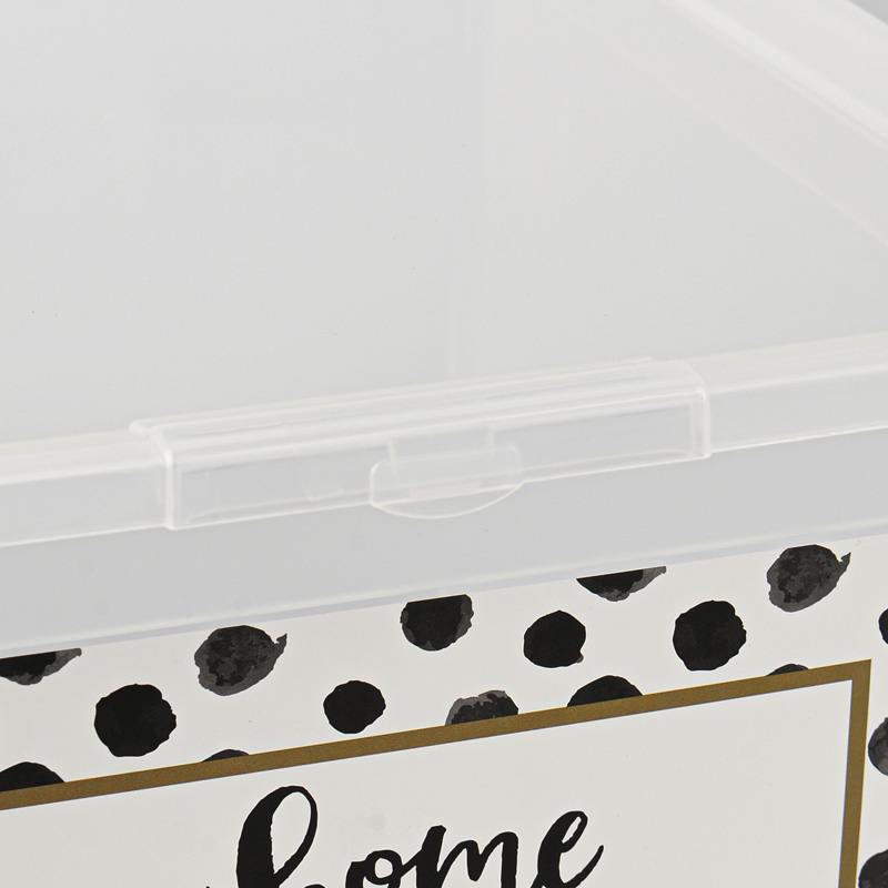 Boite de rangement 'X-Box' transparente 