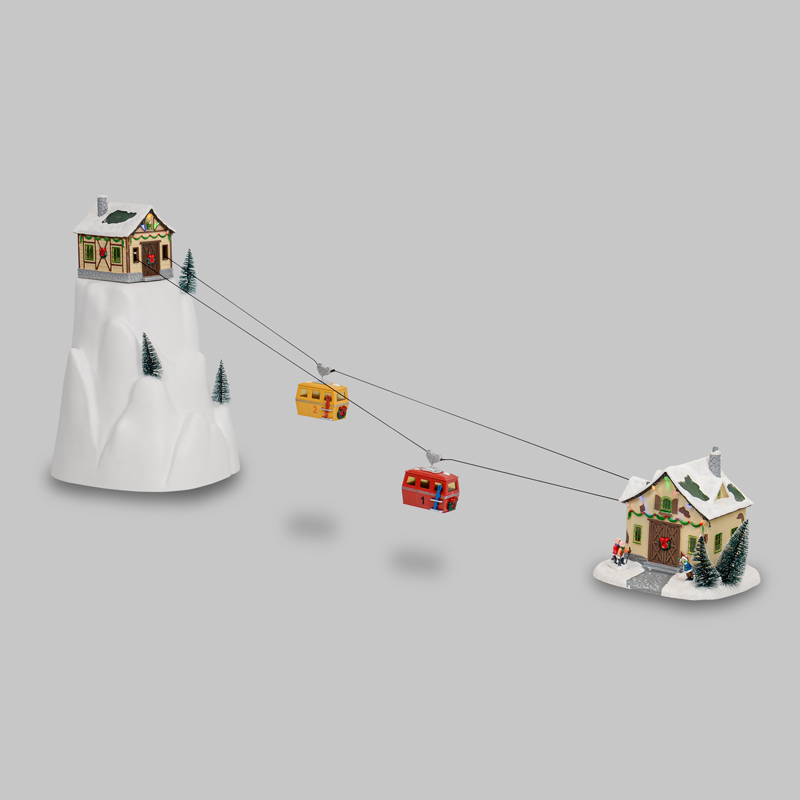 Scénette téléphérique