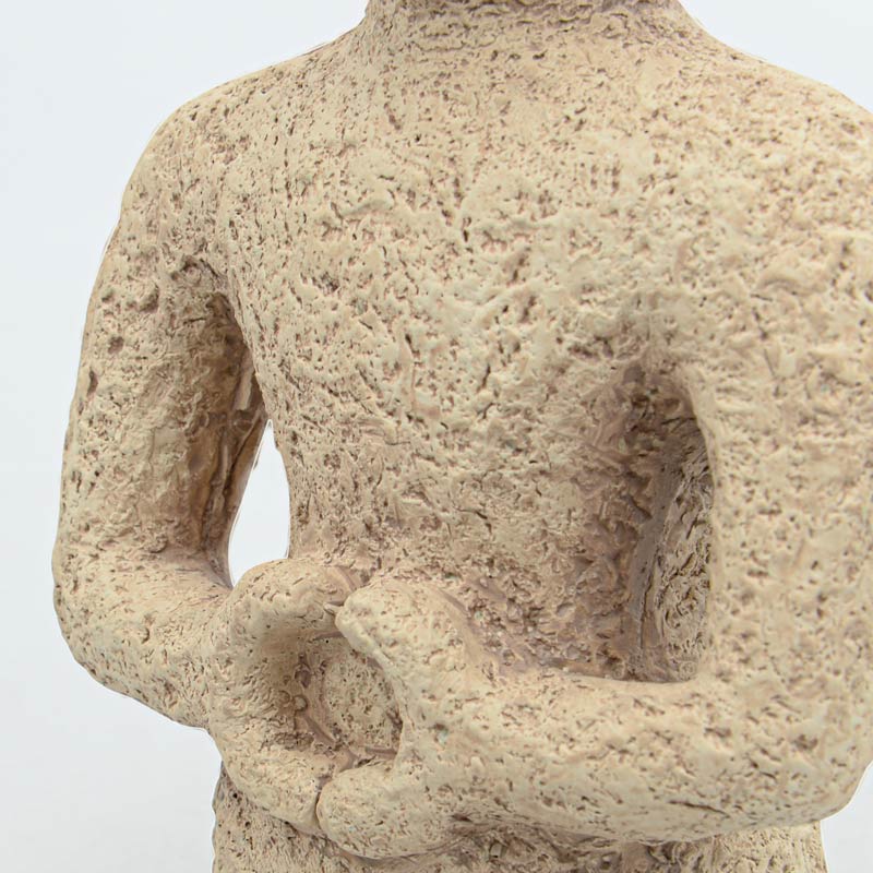 Statue buste beige