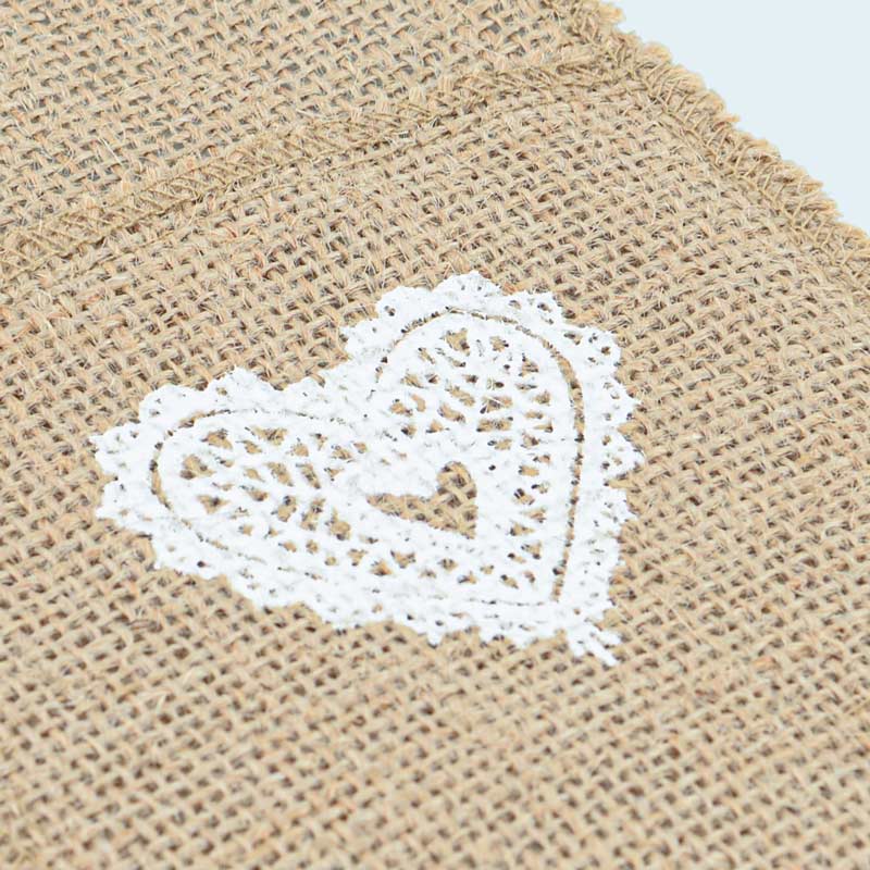 Porte-couverts beige et blanc 