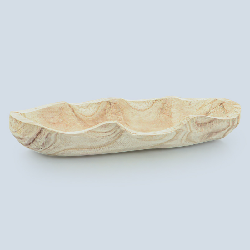 Centre de table en Paulownia