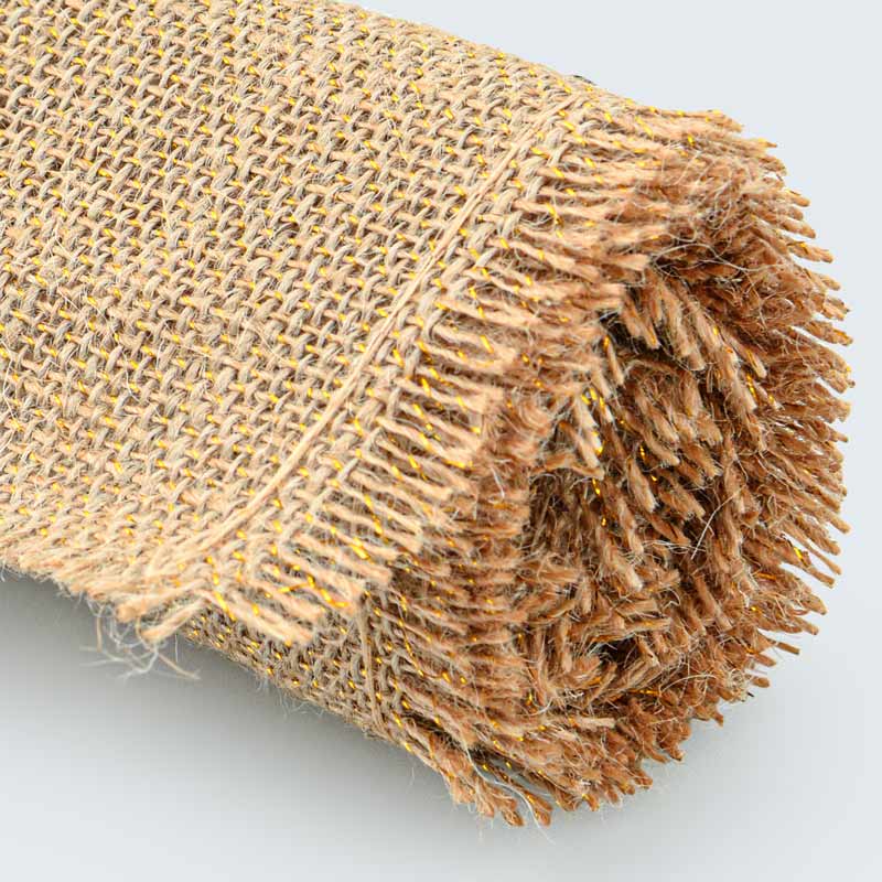 Chemin de table jute brillant
