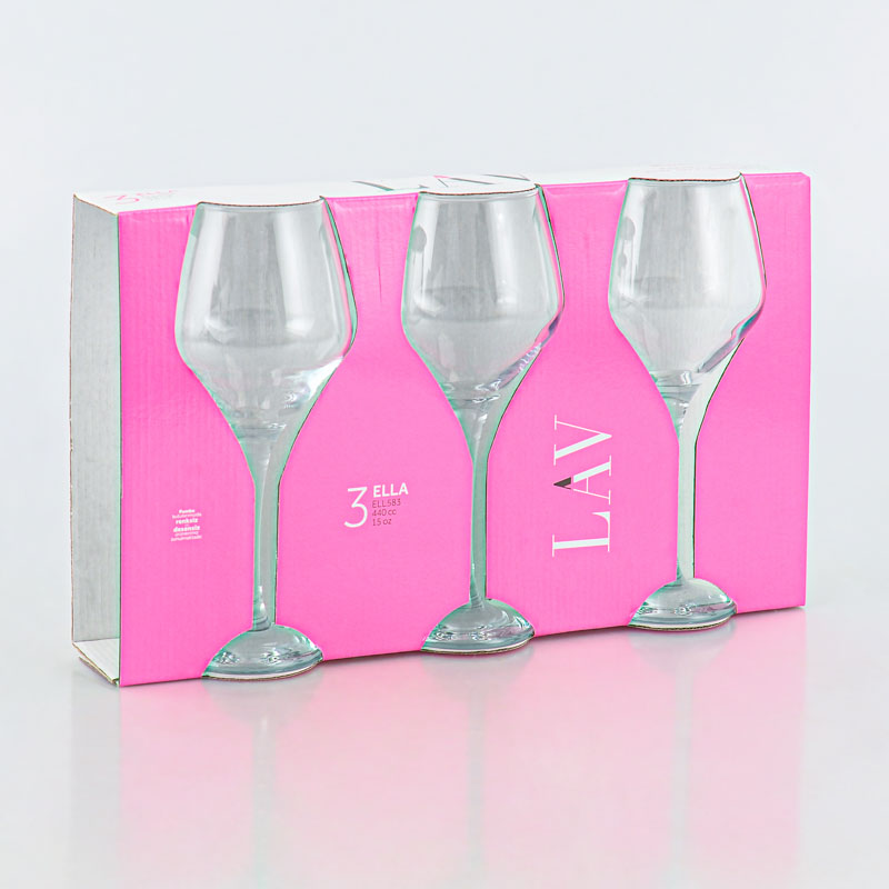 Lot de 3 verres dégustation 'Ella Elegance'