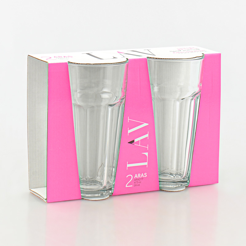 Lot de 2 verres hauts 'Aras' 