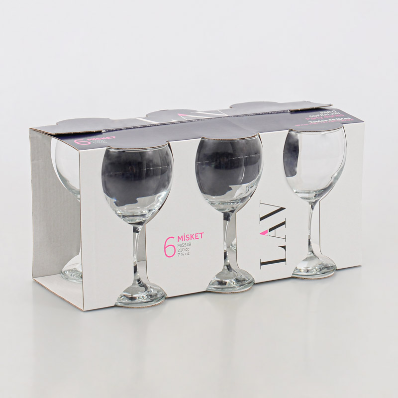 Lot de 6 verres à vin 
