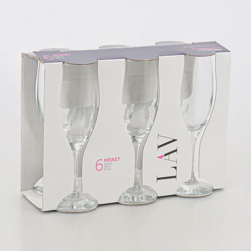Lot de 6 flûtes 