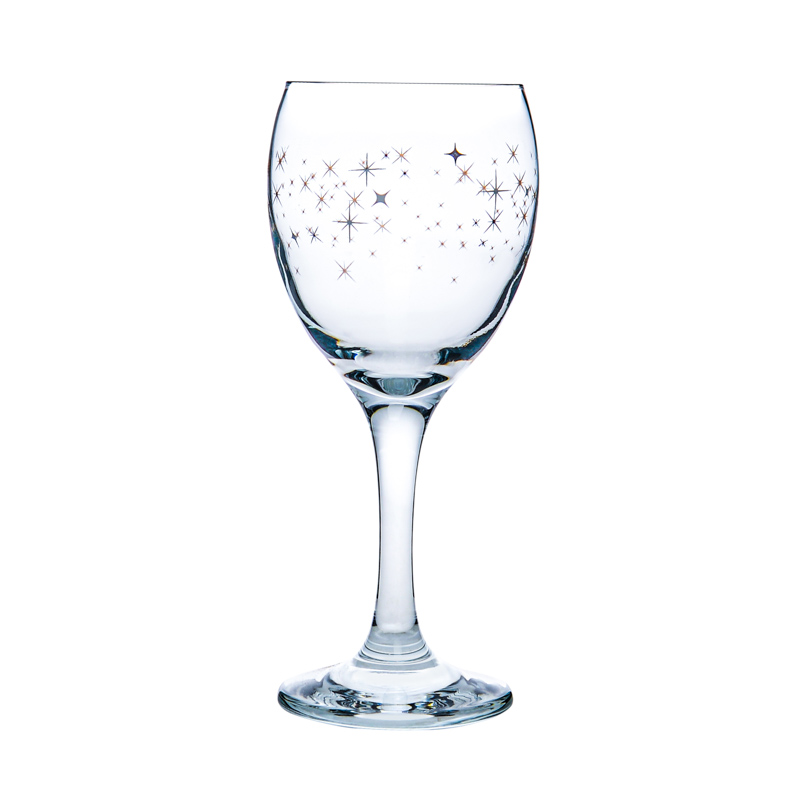 Lot de 6 verres à vin 'City at night'