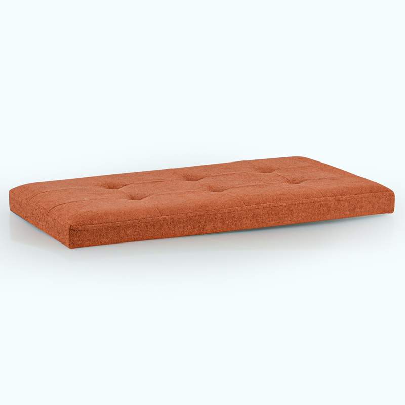 Banc de rangement pliable 'Luxury' terracotta