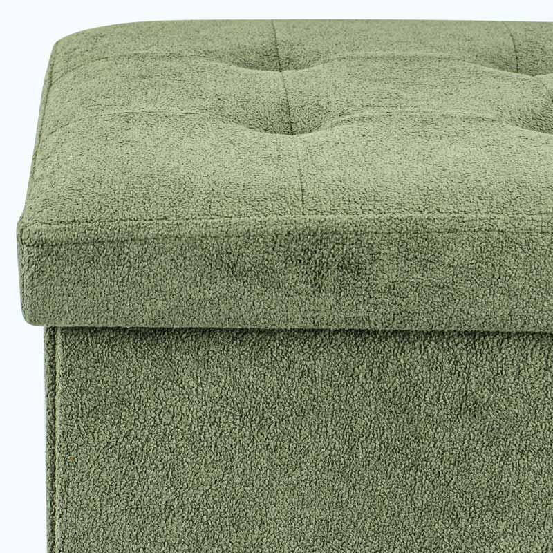 Pouf de rangement pliable carré 'Luxury'