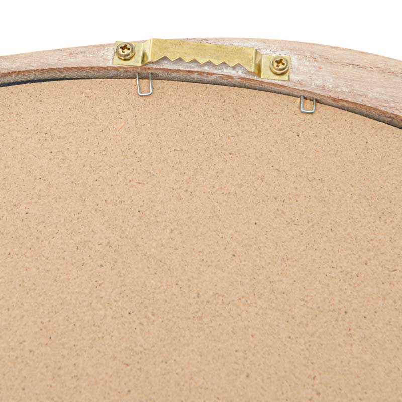 Miroir forme organique en Paulownia