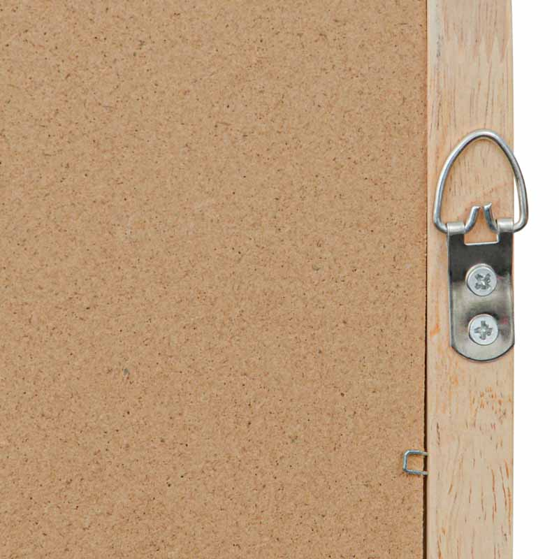Miroir forme organique en Paulownia