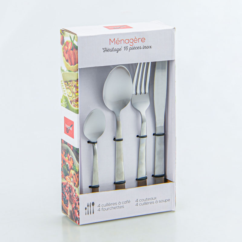 Ménagère 'Héritage' inox