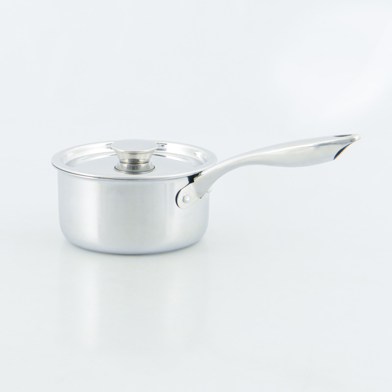 Casserole 'Premium' en inox avec couvercle