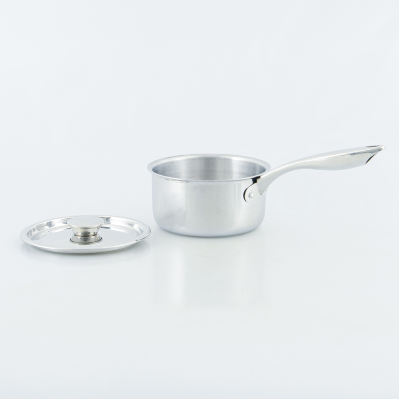 Casserole 'Premium' en inox avec couvercle