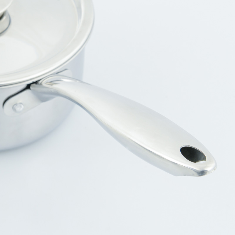 Casserole 'Premium' en inox avec couvercle