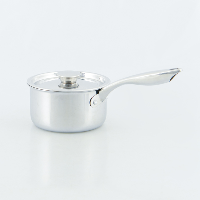 Casserole 'Premium' en inox avec couvercle