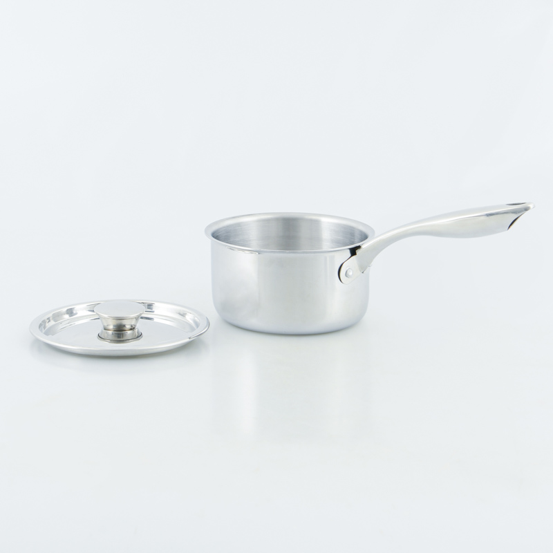 Casserole 'Premium' en inox avec couvercle