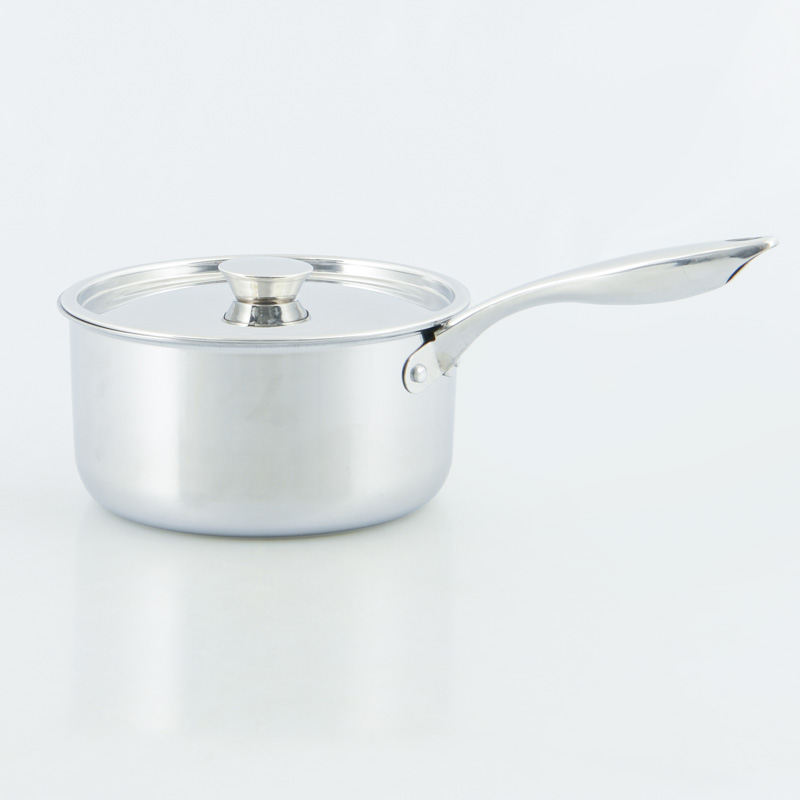 Casserole 'Premium' en inox avec couvercle