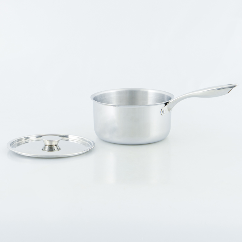 Casserole 'Premium' en inox avec couvercle