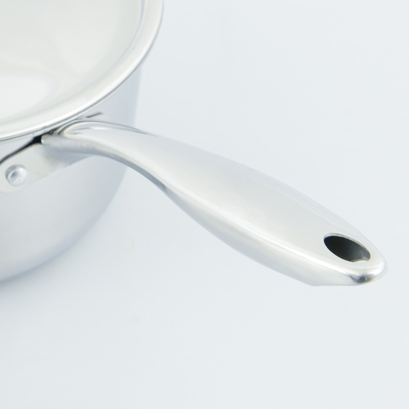 Casserole 'Premium' en inox avec couvercle