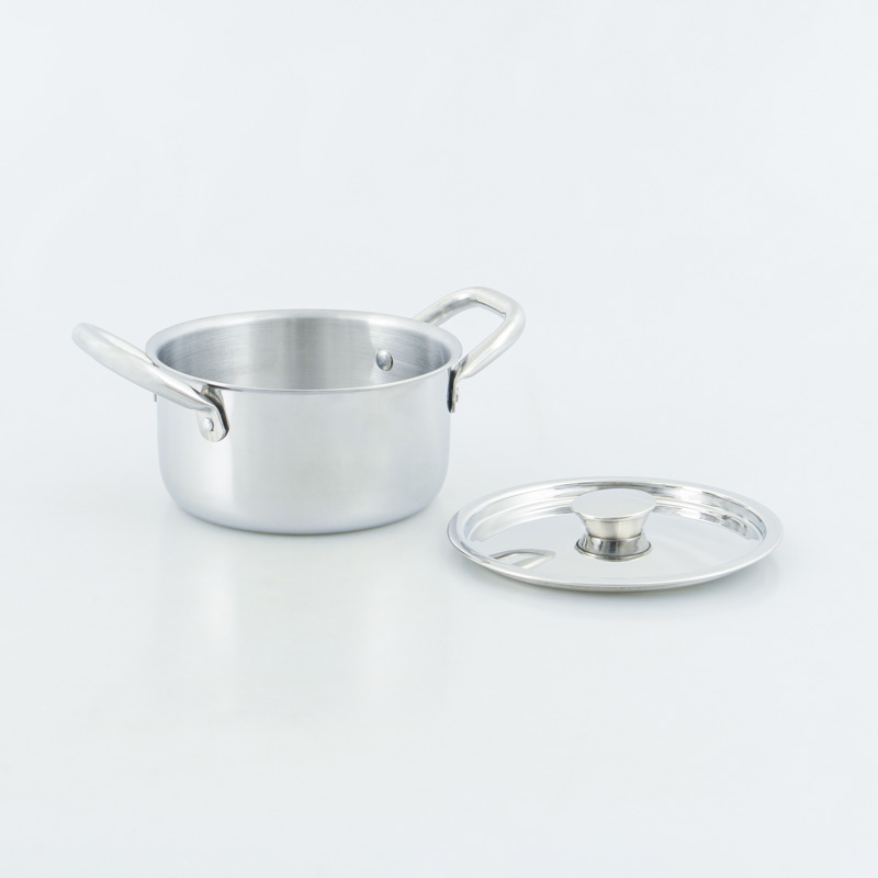 Faitout 'Premium' en inox avec couvercle