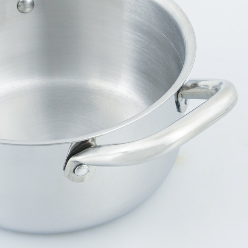 Faitout 'Premium' en inox avec couvercle